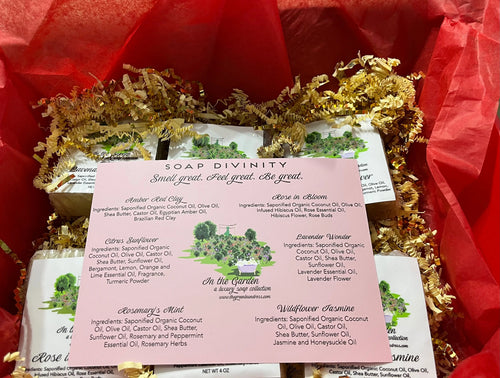 In the Garden (6 luxury soap bars) In the Garden (6 luxury soap bars) thegreenlaundress In the Garden (6 luxury soap bars)