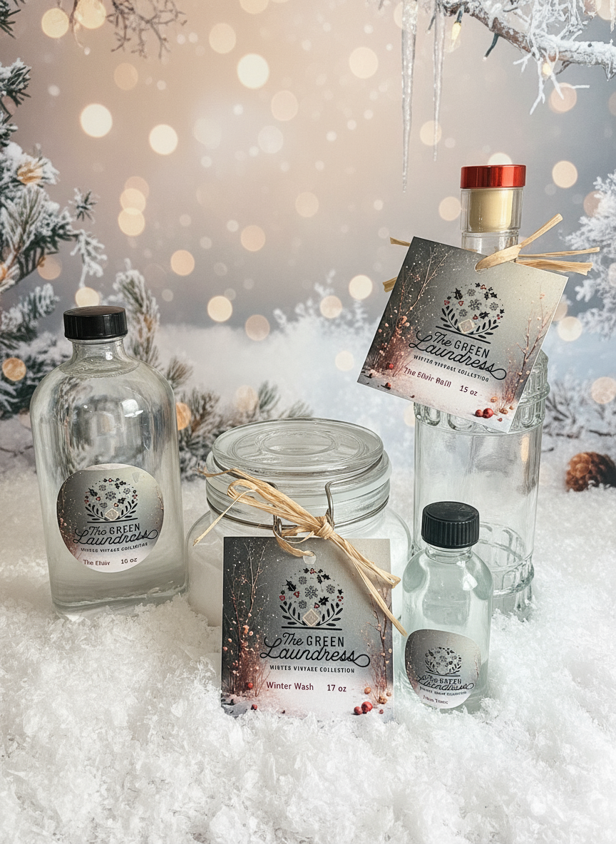 Winter Vintage Glass Collection Winter Vintage Glass Collection thegreenlaundress Winter Vintage Glass Collection